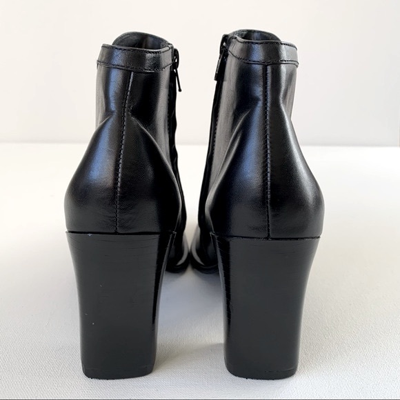 White Mountain Black Leather Boots - Picture 8 of 13